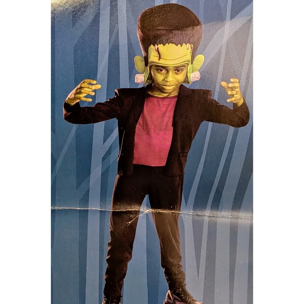 Universal Monsters Frankenstein Child‎ Costume Size M 7-8 Halloween Dress Up NWT